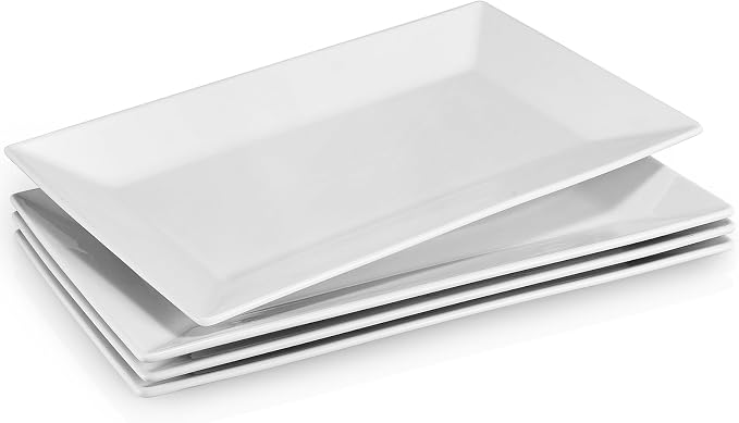 DOWAN 14" Serving Trays, Serving Platters, Ceramic Serving Platters and Trays by DOWAN