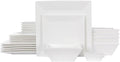 Off-White Porcelain 24-piece Dinnerware Set by Porlien