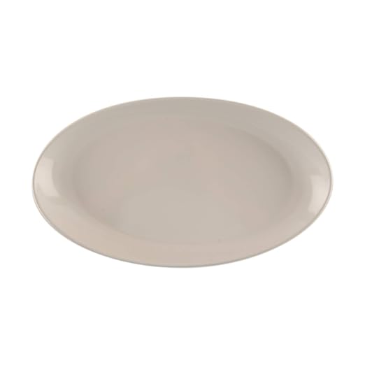 G.E.T. OP-1690-AW Heavy-Duty Shatterproof Plastic Oval Melamine Serving Platter - Image 8