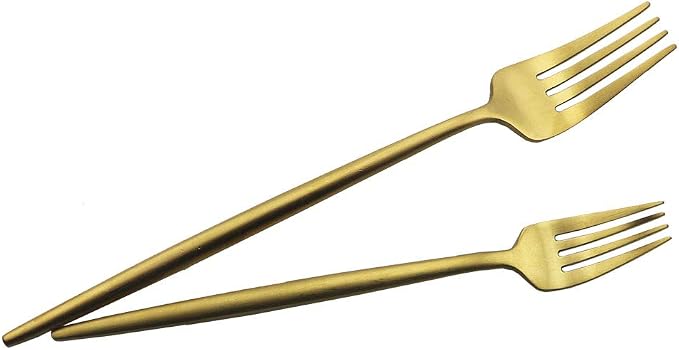 JASHII Luxury Gold Flatware, 20-piece Elegant Cute 18/10 Stainless Steel - Image 6
