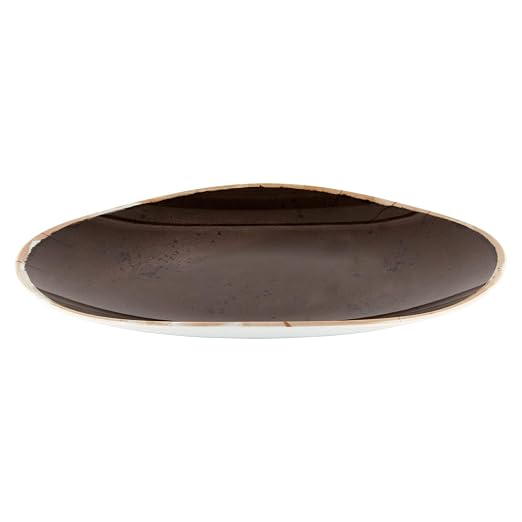 G.E.T. OP-1813-PCF Heavy-Duty Shatterproof Plastic Oval Melamine Serving Platter by Unknown
