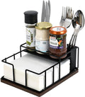 Napkin Holder for Table, Countertop Organizer by TOBEFORT