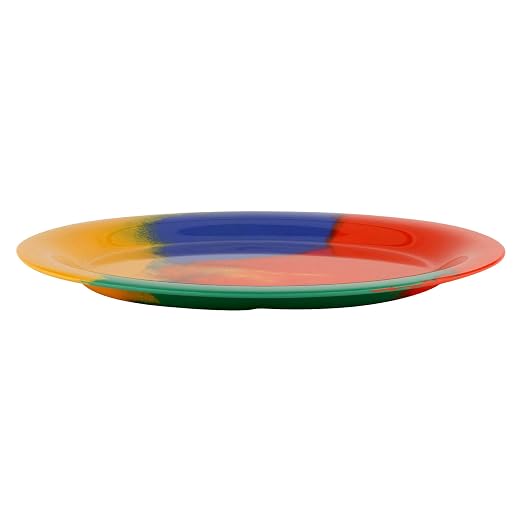 G.E.T. OP-120-CE Melamine Oval Serving Platter / Dinner Plate, Diamond - Image 3
