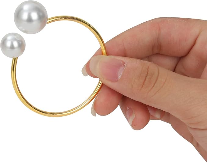 KPOSIYA Pearl Napkin Rings - Image 7