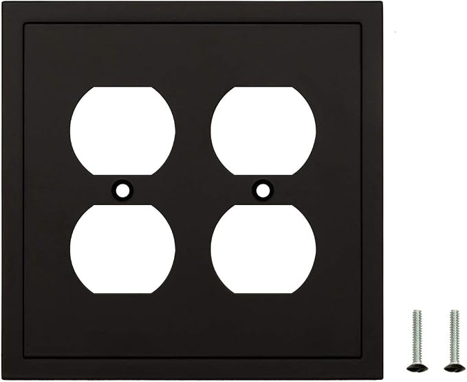 Modern Edge Decorative Wall Plate Switch Plate Outlet Cover, Durable Solid Zinc - Image 8