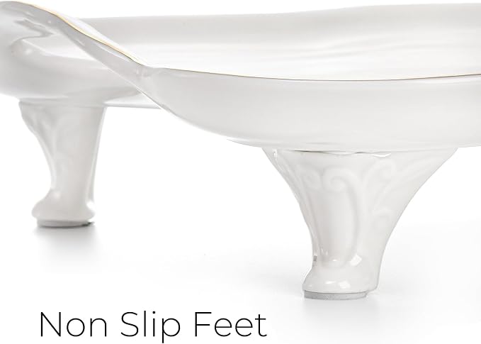 Tlence 16" Large Ceramic Serving Tray - Image 4