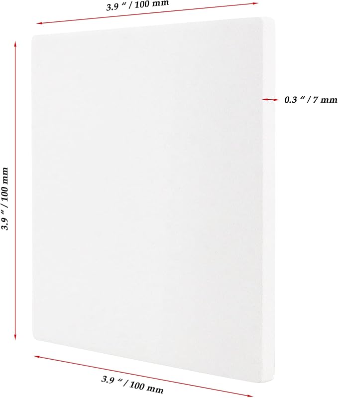 JOIKIT 30 Packs 4 x 4 Inch Ceramic Tiles - Image 2