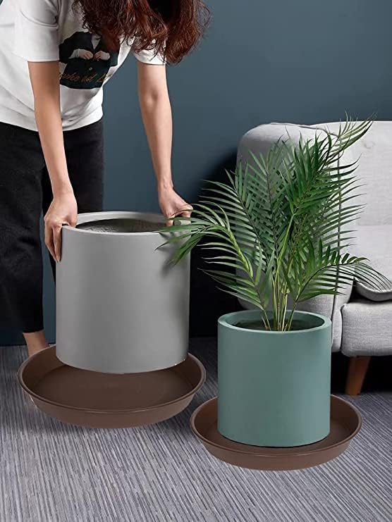 6 Pack of 7 inch Plant Saucer, Heavy Duty Plastic Plant Water Tray 7 inch Round - Image 6