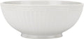Lenox French Perle Groove White Stoneware Serving Bowl | dishwasher safe by Lenox