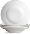 Large Pasta Bowls, 50 Ounces Big Salad Bowls, 10.7 inch White Soup Bowls by Wareland