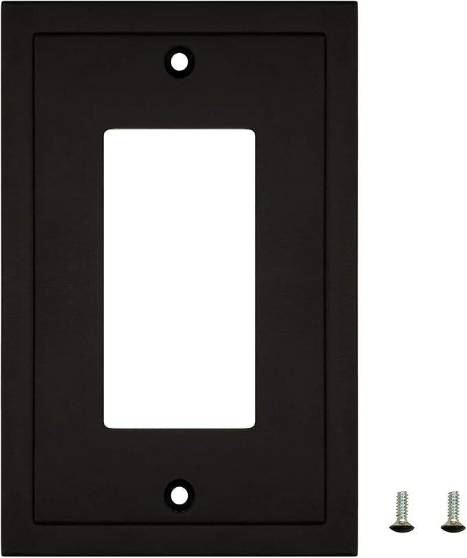 Modern Edge Decorative Wall Plate Switch Plate Outlet Cover, Durable Solid Zinc - Image 8