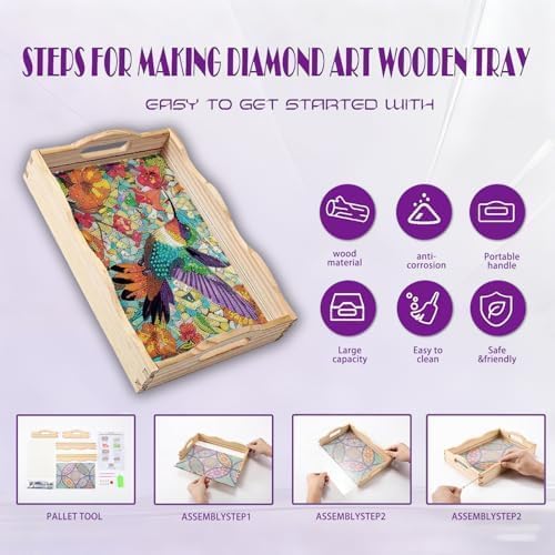 EWJRNSF 5D Diamond Painting Flowers Diamond Art Kits - Image 3