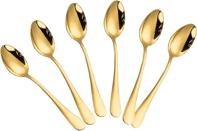 Demitasse Espresso Spoons, 5.5 Inches Stainless Steel Coffee Spoon by Wesdxc56