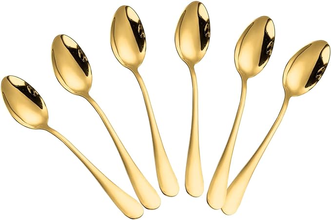 Demitasse Espresso Spoons, 4.7inch Stainless Steel Coffee Spoons by Wesdxc56