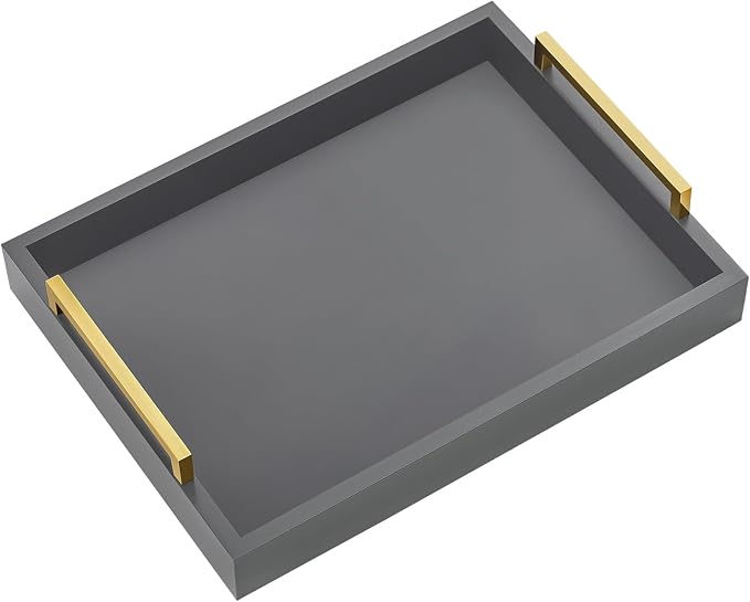 40cm x30cm Serving Trays with Handles, Ottoman Trays, Living Room, and Outdoors by MoonlitPond