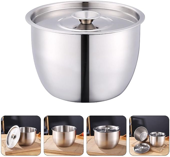 Yardwe 3 Quart Stainless Steel Egg Mixing Bowl - Image 8