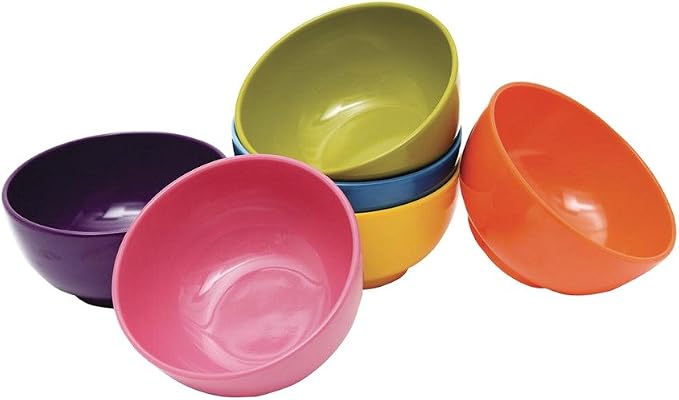 French Bull Melamine Mini Bowls, 6-Piece Set, Small Serving Bowl – Snack - Image 4