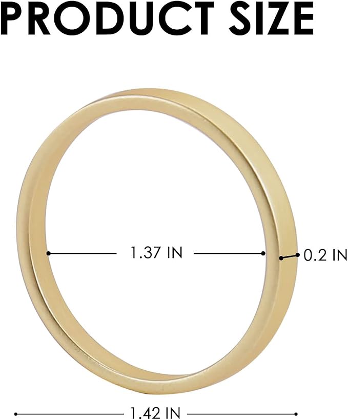 wonlex Cuff Brushed Gold Napkin Rings Set of 4, Circle Napkin Buckles Holder - Image 6