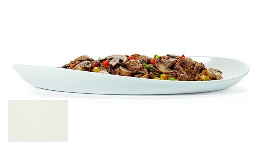 G.E.T. OP-1690-AW Heavy-Duty Shatterproof Plastic Oval Melamine Serving Platter - Image 6