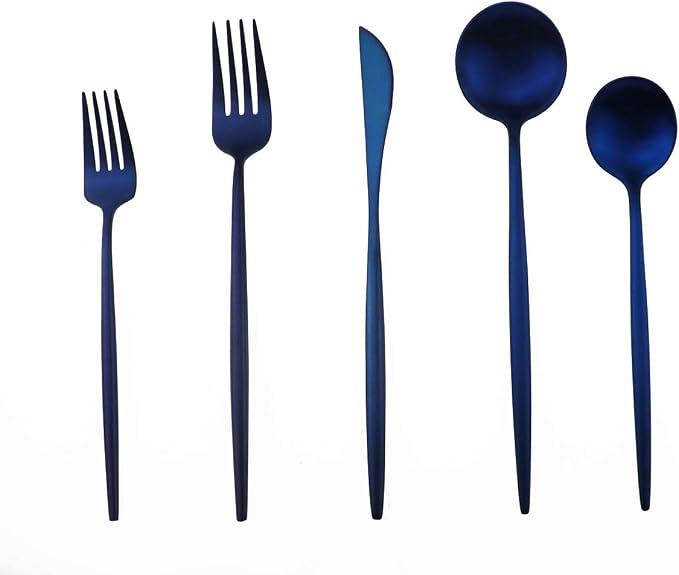 20-Piece 18/10 Stainless Steel Flatware Silverware, Luxury Dinnerware Set - Image 4