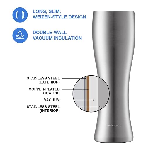 LocknLock Beer Tumbler with Lid - Image 4