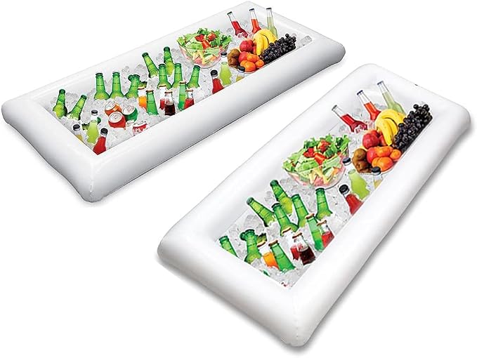 Jasonwell Inflatable Serving Bars Ice Buffet Salad Serving Trays Food Drink - Image 8