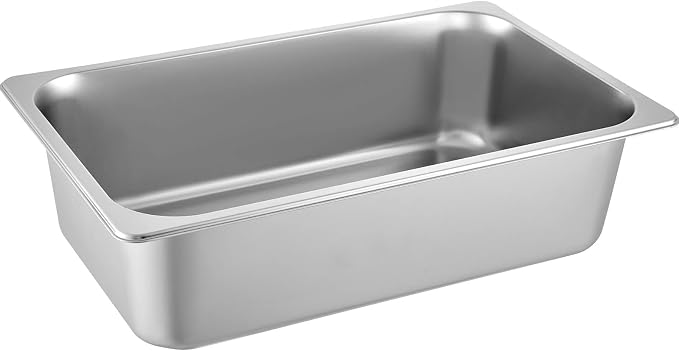 VEVOR 6 Pack Hotel Pans, Full Size 6-Inch, Stainless Steel Steam Table - Image 9