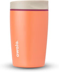 Owala SmoothSip Slider Insulated Stainless Steel Coffee Tumbler, Reusable Iced by Unknown