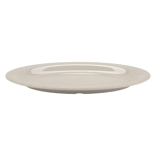 GET 12" x 9" Oval Melamine Dinner Plate | Dishwasher safe, Shatterproof - Image 3