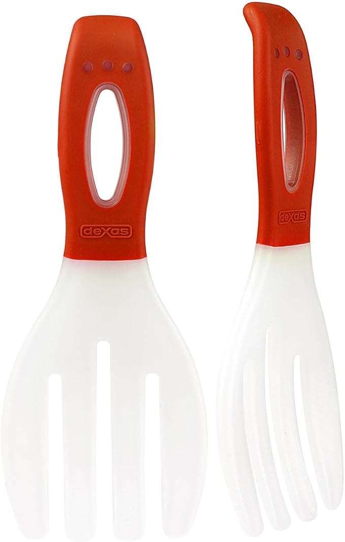 Dexas Long Handled Salad Hands, BPA-Free Salad Tossing and Serving Tools by Dexas
