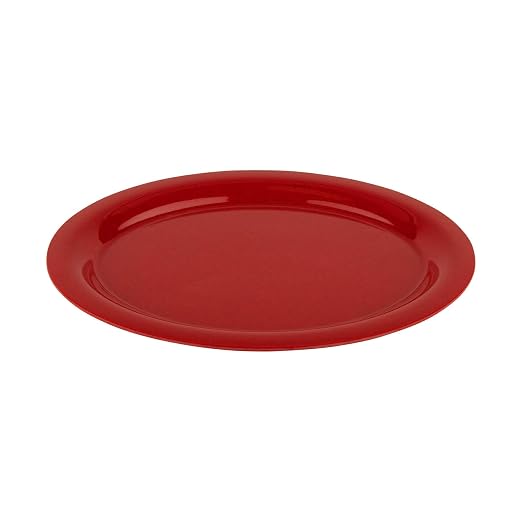 G.E.T. OP-135-RSP Melamine Oval Serving Platters, 13.5" x 10.25", Shatterproof by Unknown