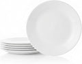 Corelle Vitrelle 6-Piece Salad Appetizer Plate Set Triple Layer Glass and Chip by Corelle
