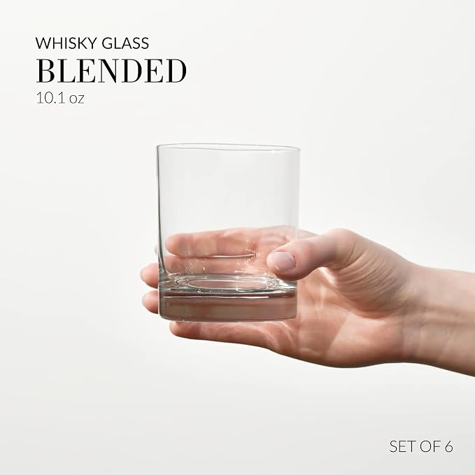 Krosno Whisky Sour Tumbler Glasses Old Fashioned Bourbon Cognac Brandy | Set of - Image 3