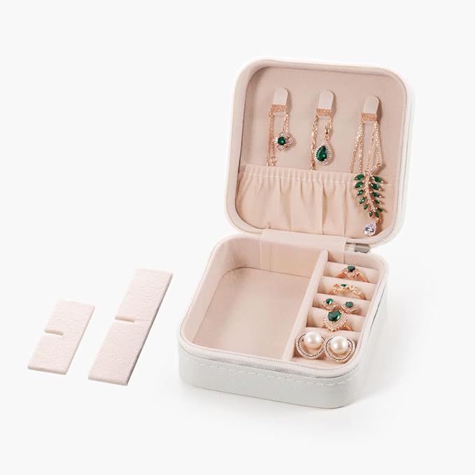 ZPROW Travel Jewelry Case, Mini Portable Jewelry Travel Boxes, Small Jewelry - Image 4