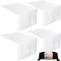 4 Pcs White Sublimation Table Runners Blanks 24 x 72 Inch Polyester Table by Breling