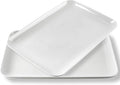 DELLING 18 Inch Large Serving Platter Set of 2, Rectangular Platters by Delling-HappyFoodieCreator
