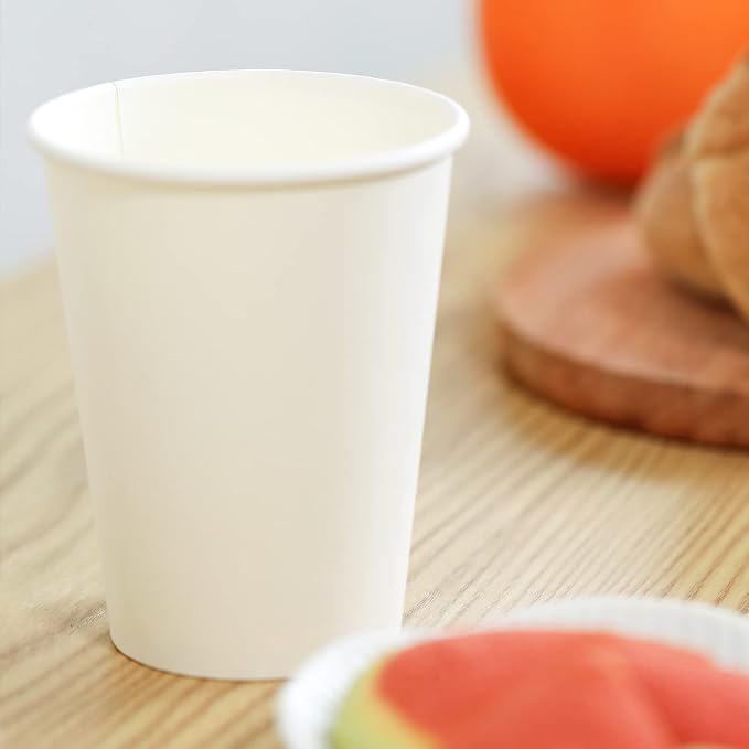 RACETOP Coffee Cups 12 oz, 1000 Pack Disposable Paper Cups | Thickened Paper - Image 3