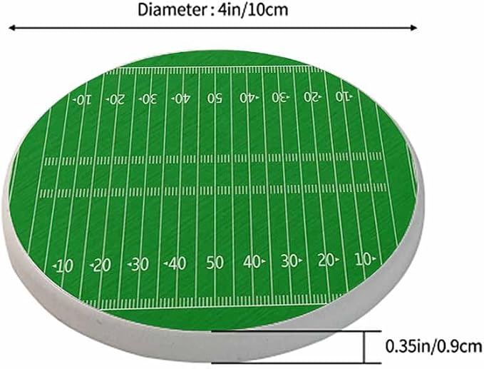 American Football Field Coasters - Image 2
