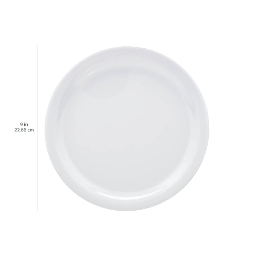Amazon Basics Melamine Plastic Plate, Dishwasher Safe, BPA Free, 6 Piece Set - Image 6