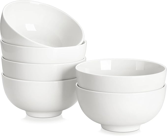 MALACASA 26 oz Porcelain Soup Bowls, Series Regular by MALACASA