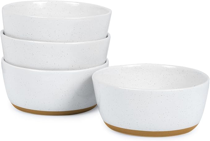 Cereal Bowls Set of 4, Ceramic Bowls by Yinshine