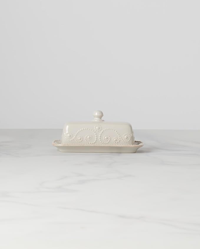 Lenox French Perle Covered Butter Dish - Image 2