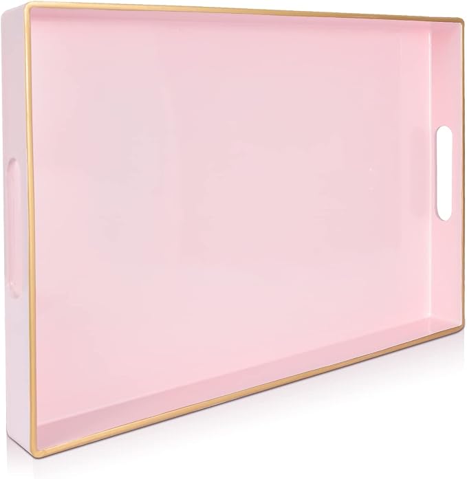 Gifturbo Pink Serving Trays, Decorative Serving Tray by Gifturbo