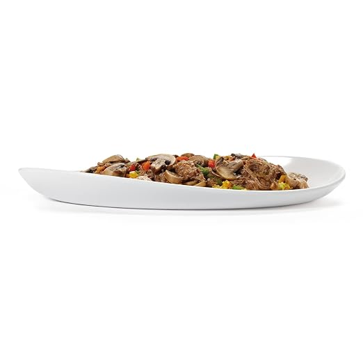 G.E.T. OP-1580-AW Heavy-Duty Shatterproof Plastic Oval Melamine Serving Platter - Image 4