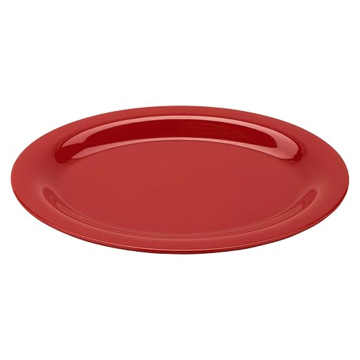 GET 12" x 9" Oval Melamine Dinner Plate | Dishwasher safe, Shatterproof by Unknown
