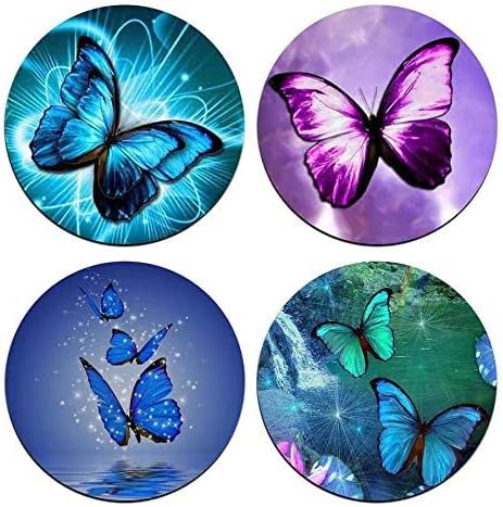 Beautiful Butterfly Round Coaster Set - Image 2