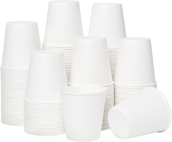 RACETOP 3 oz Bathroom Paper Cups, Disposable Paper Cups, Small Mouthwash Cups by RACETOP