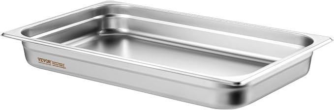 VEVOR 6 Pack Stainless Steel Hotel Pans, 2.5-Inch Deep 0.8mm Thick Commercial - Image 11