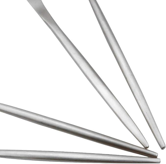 JASHII Luxury Flatware, 24-pieces Elegant Cute 18/10 Stainless Steel Silverware - Image 7