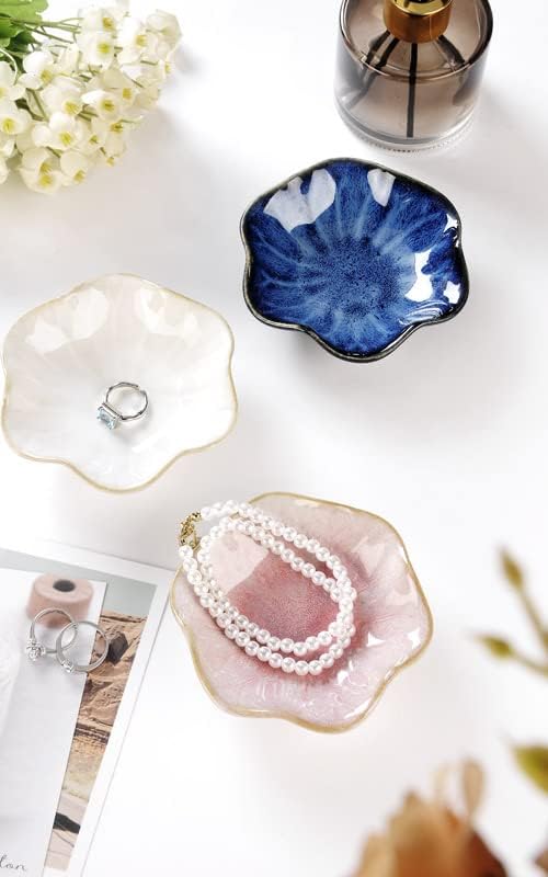 JAMEND CLXP Ring Dish, Kiln Glaze Jewelry Trinket Tray, Gifts - Image 5